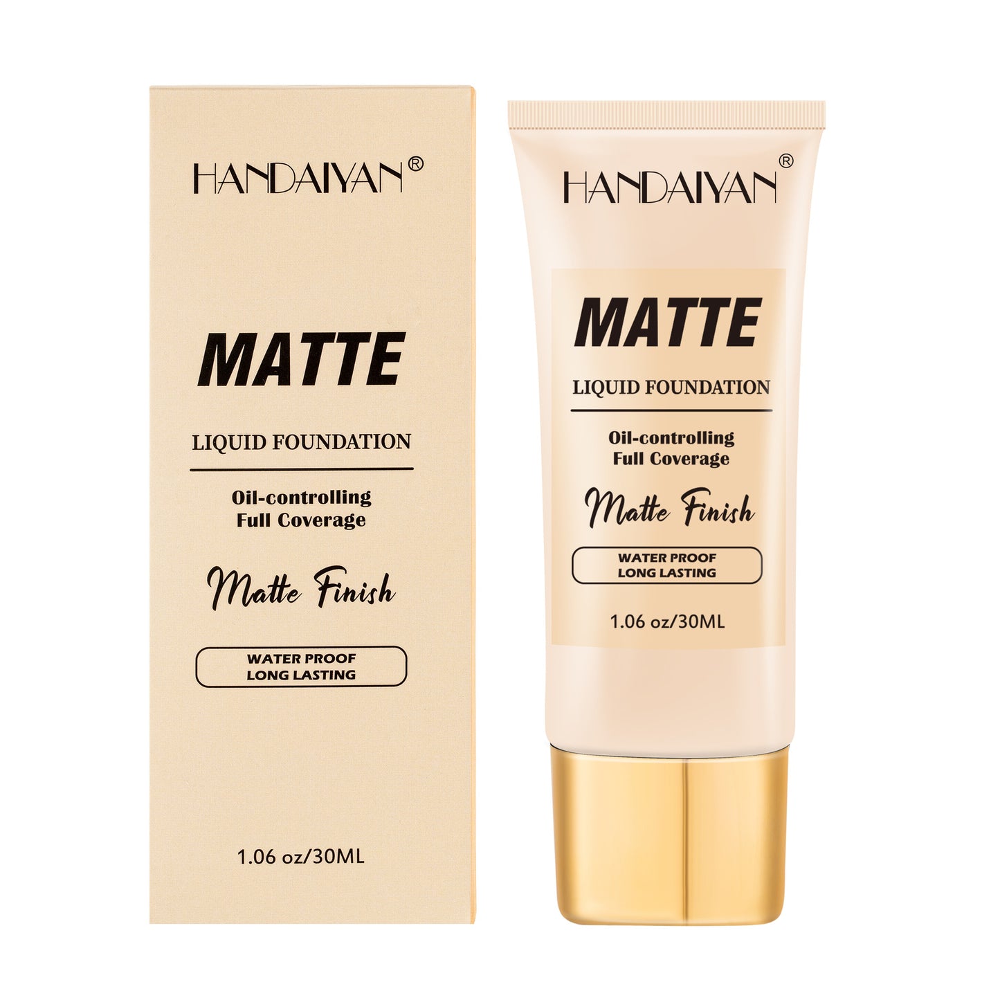Base Líquida Matte Perfect - Alta Cobertura e Efeito Aveludado