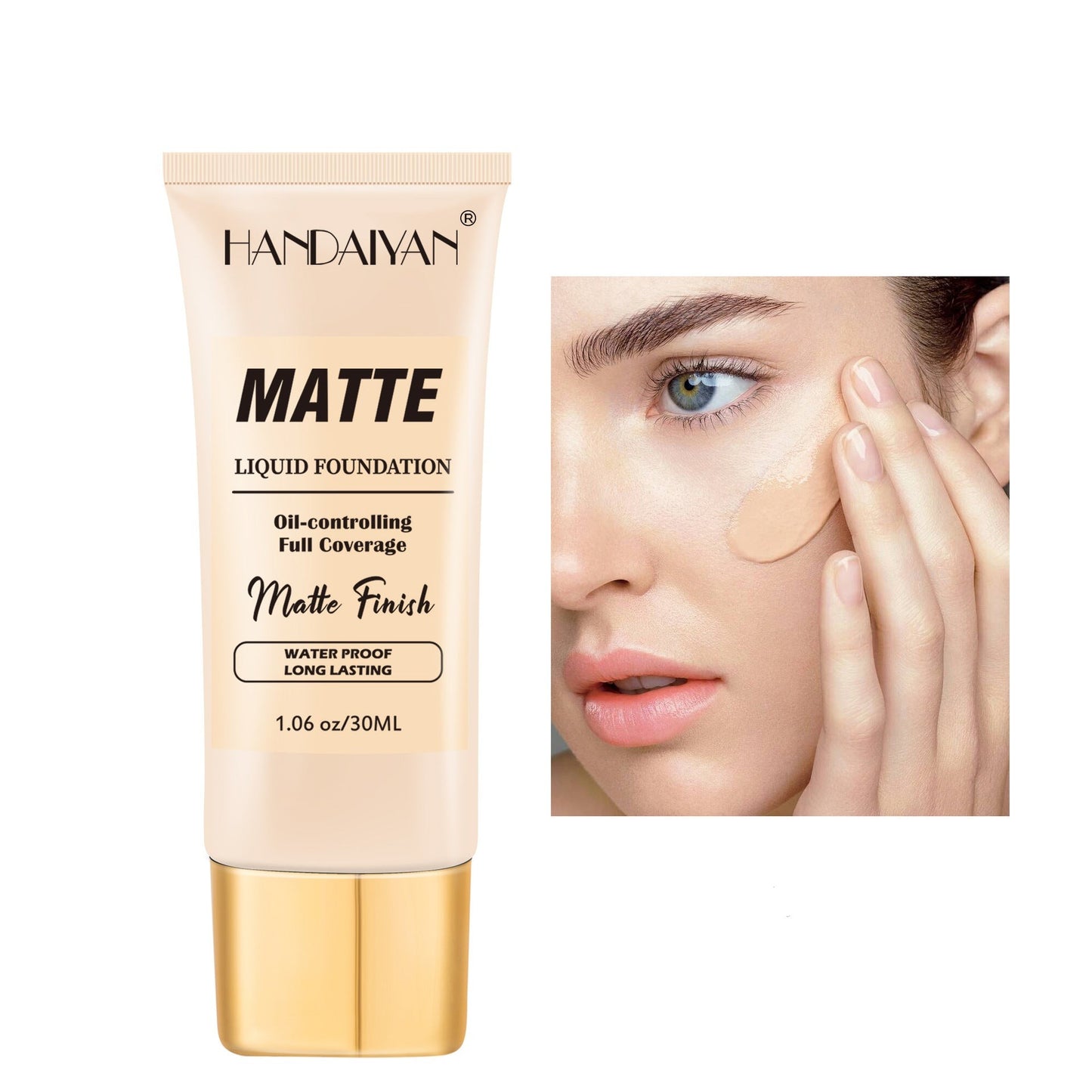 Base Líquida Matte Perfect - Alta Cobertura e Efeito Aveludado
