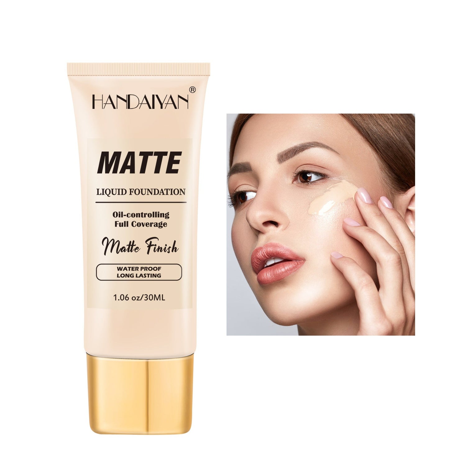 Base Líquida Matte Perfect - Alta Cobertura e Efeito Aveludado
