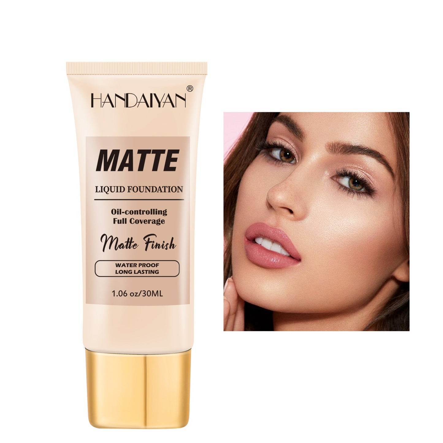Base Líquida Matte Perfect - Alta Cobertura e Efeito Aveludado