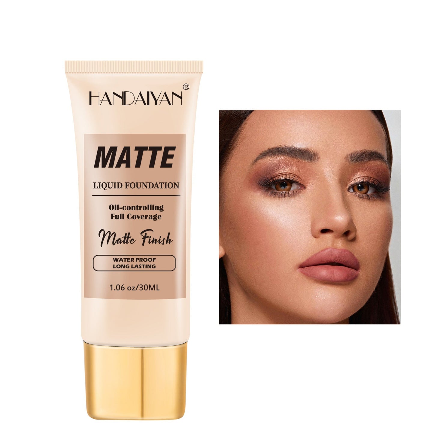 Base Líquida Matte Perfect - Alta Cobertura e Efeito Aveludado