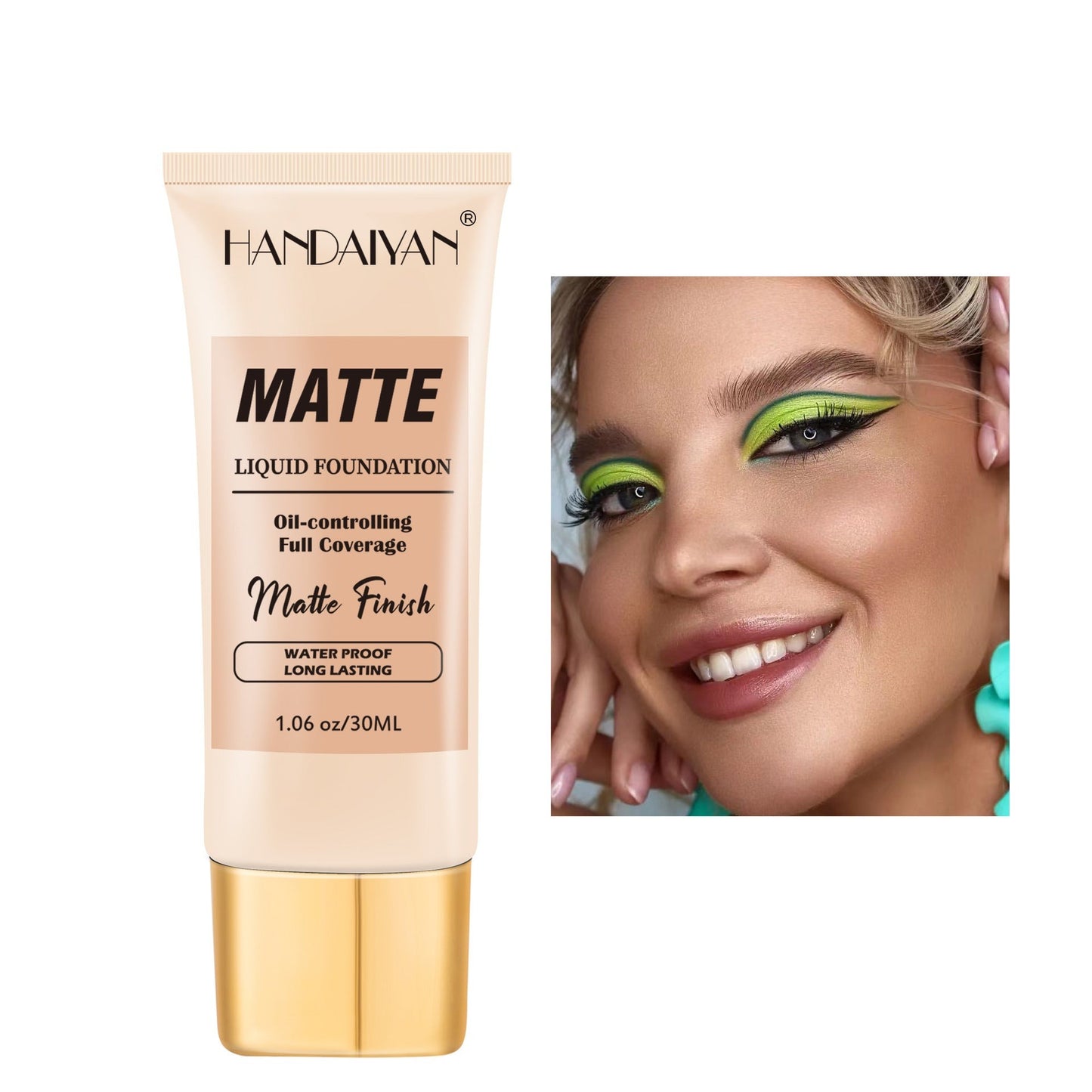 Base Líquida Matte Perfect - Alta Cobertura e Efeito Aveludado