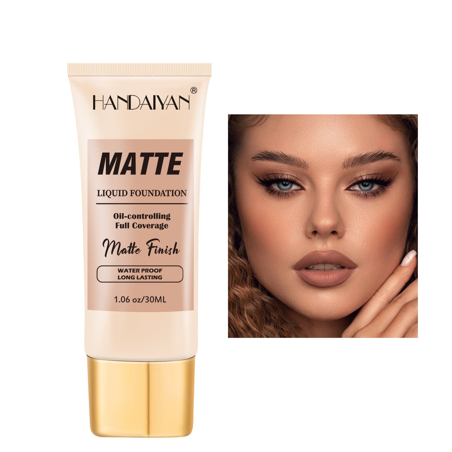 Base Líquida Matte Perfect - Alta Cobertura e Efeito Aveludado