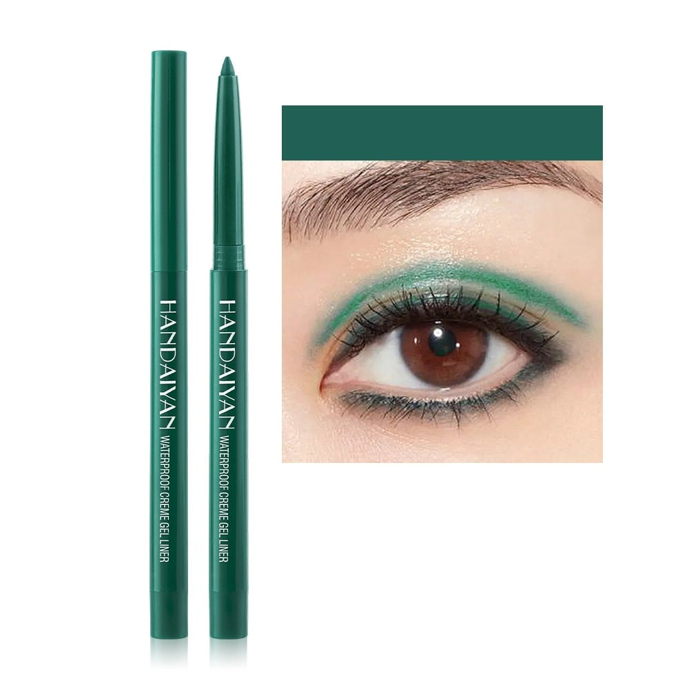 Lápis Delineador em Gel - 20 Cores Vibrantes para Olhos Marcantes