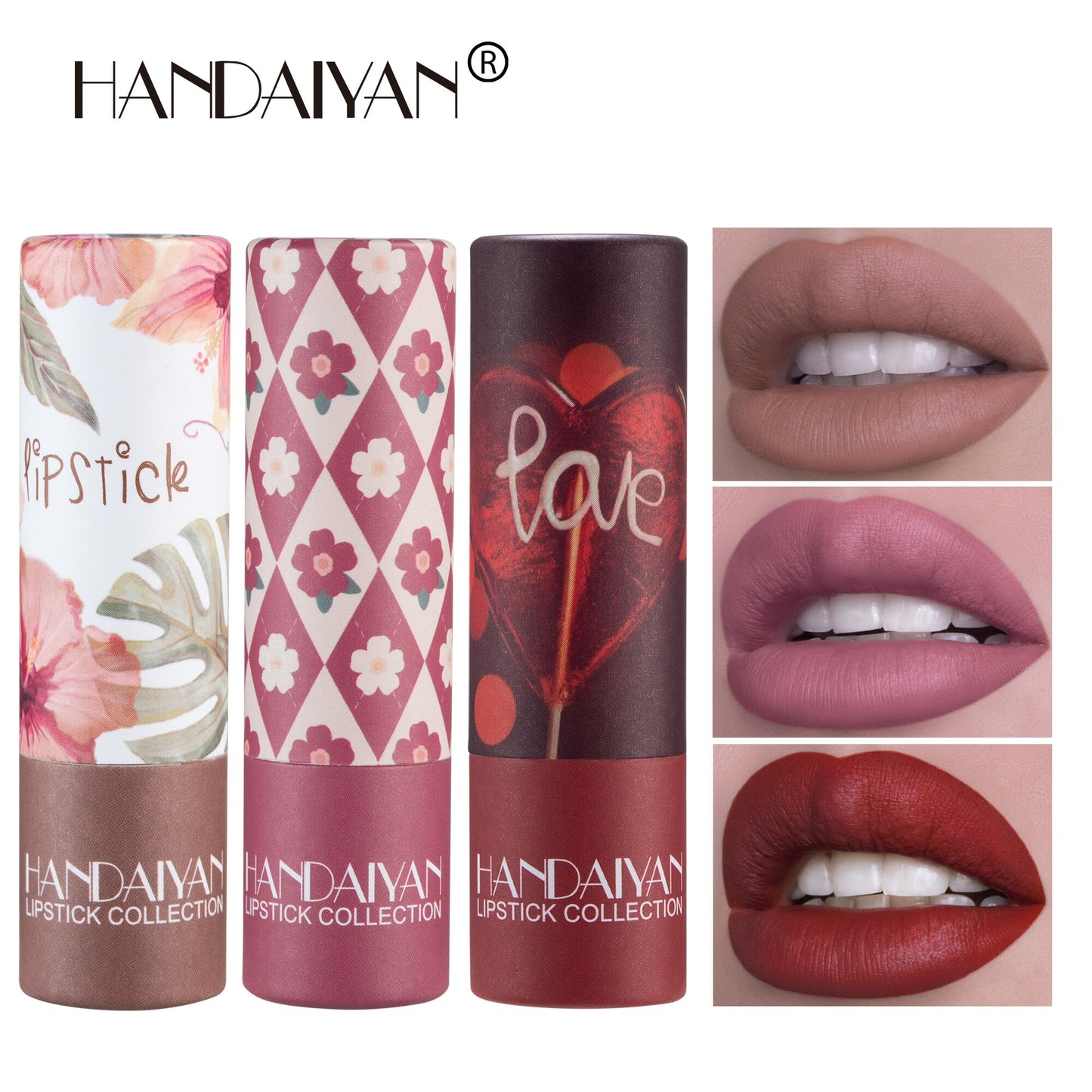 Batom Nude Efeito Veludo - 8 Tons para um Look Natural