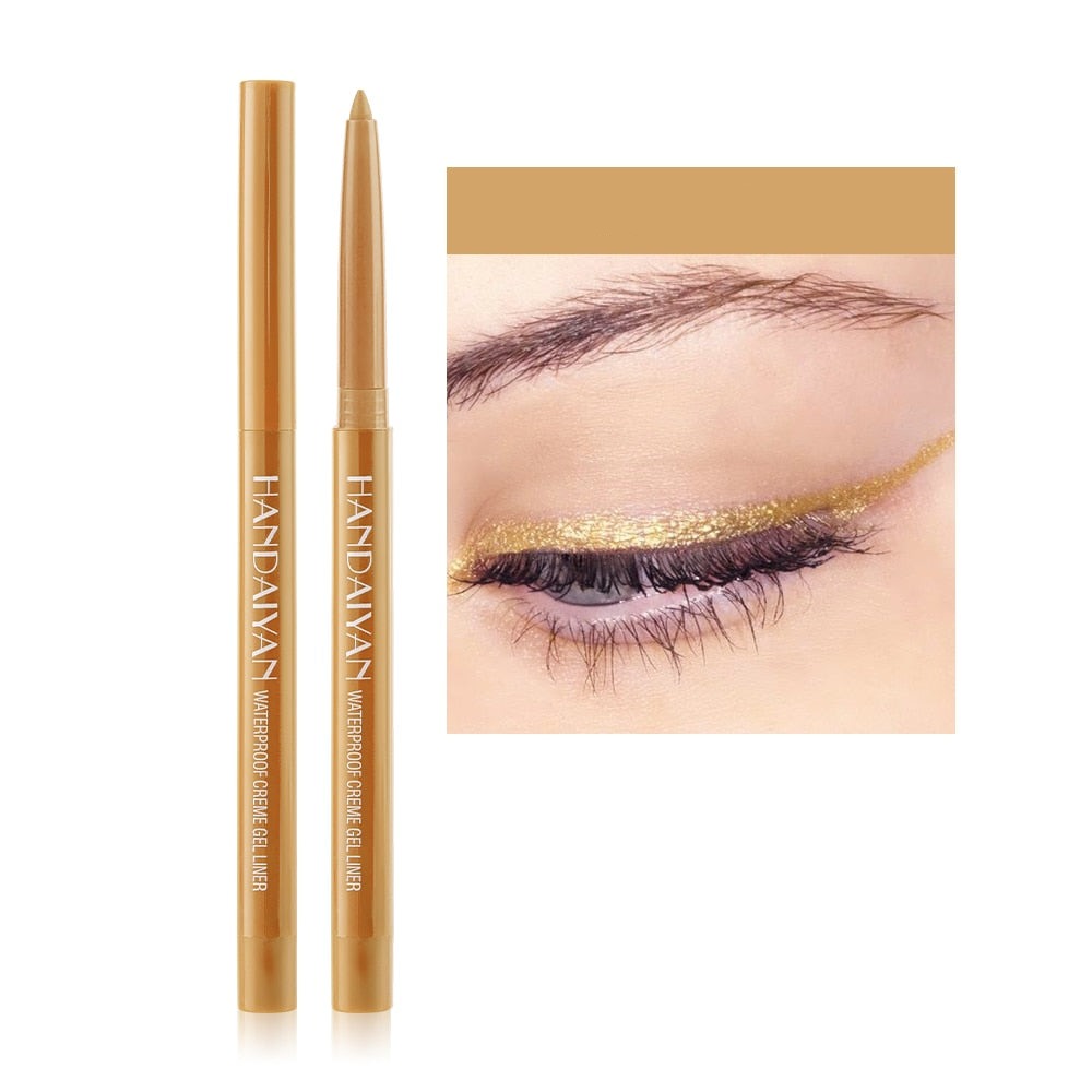 Lápis Delineador em Gel - 20 Cores Vibrantes para Olhos Marcantes