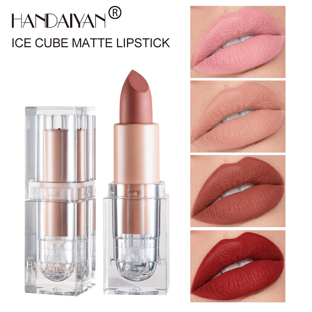 Batom Ice Cube Matte - Efeito Fosco com Sensação Refrescante