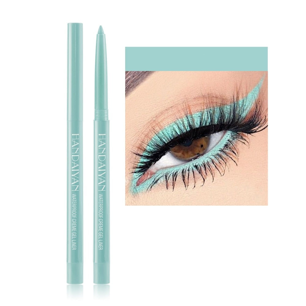 Lápis Delineador em Gel - 20 Cores Vibrantes para Olhos Marcantes