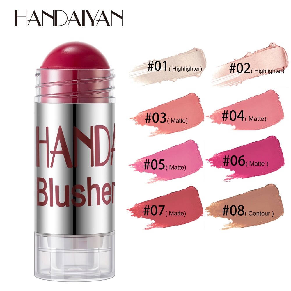 Blush em Creme - Matte ou Brilhante para Contorno e Iluminação