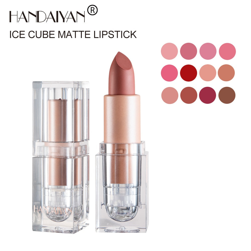Batom Ice Cube Matte - Efeito Fosco com Sensação Refrescante