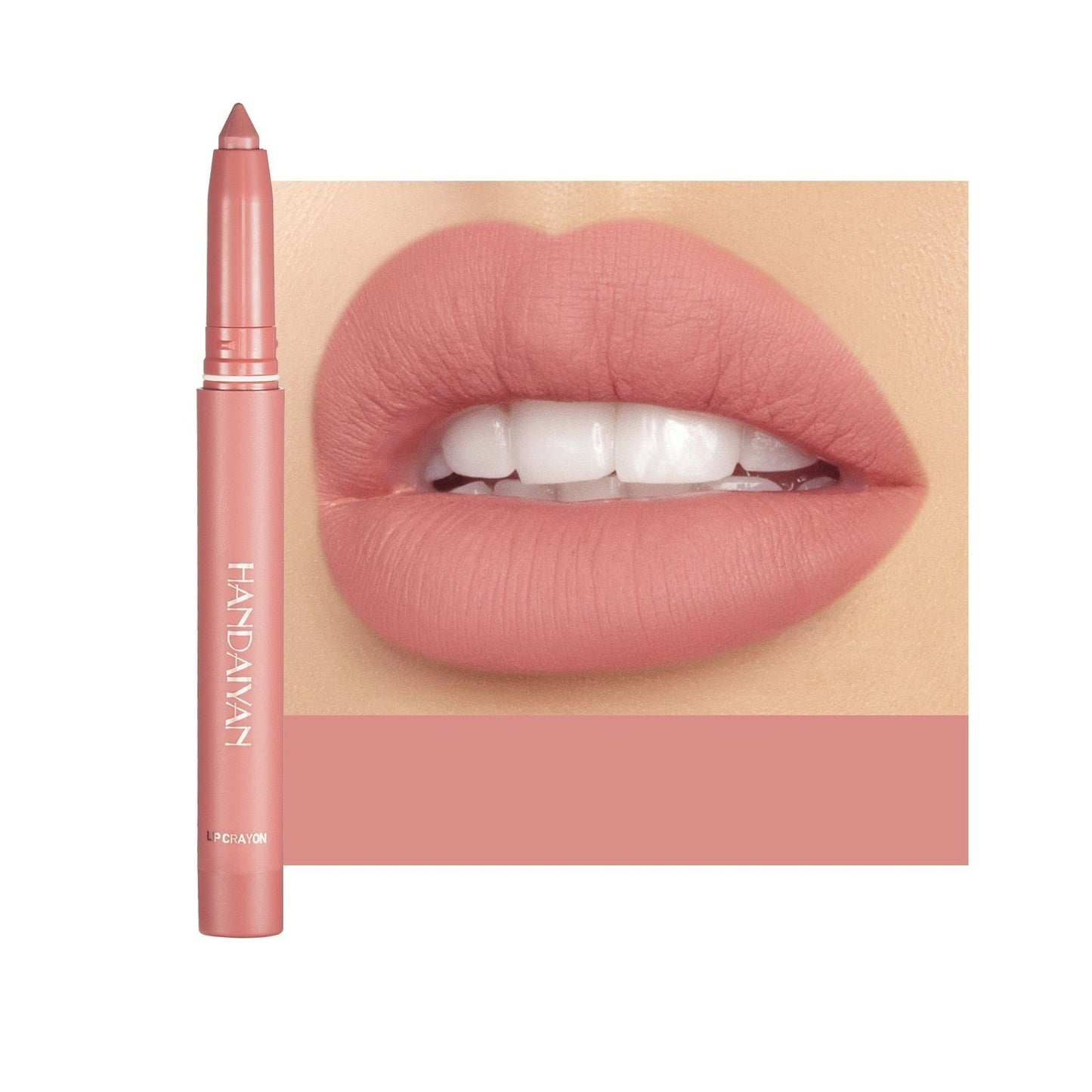 Lápis Labial Nude Matte - 12 Opções para Contorno Perfeito