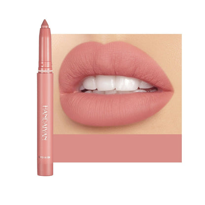 Lápis Labial Nude Matte - 12 Opções para Contorno Perfeito