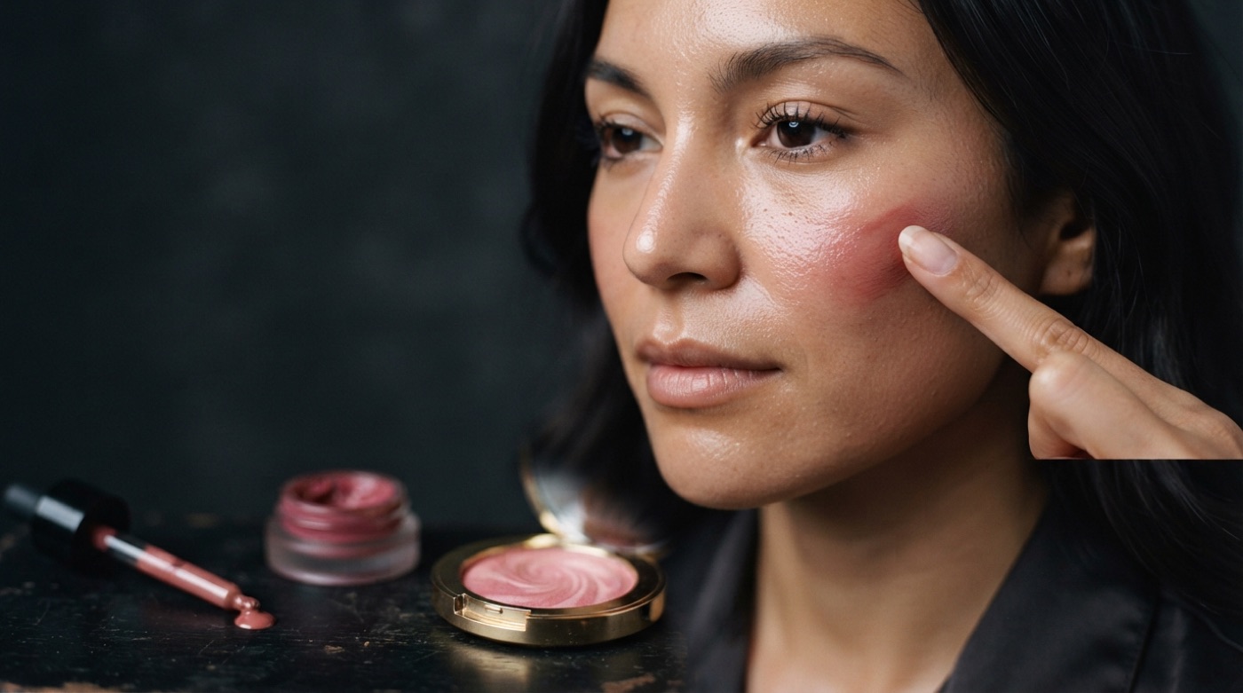Blush líquido, em creme ou em pó: qual usar em cada pele