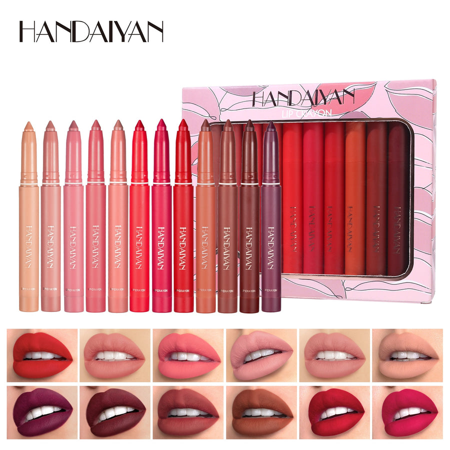 Kit 12 Lápis Labial Nude Matte — foto 2