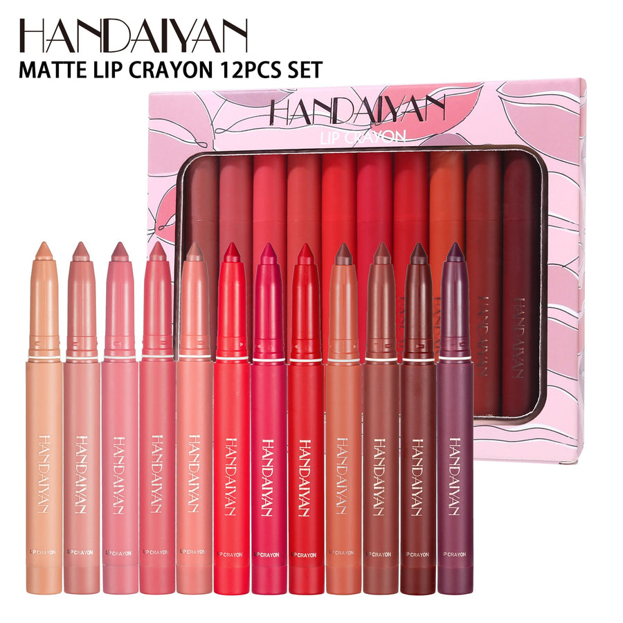 Kit 12 Lápis Labial Nude Matte — foto 4